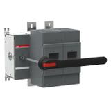 OS1250DA02P rozł z bezp 1250A 2-bieg, na wkładki 4a,  z rączką i wałkiem