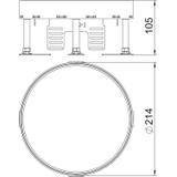 RKR2 4V 25, Okrągła kaseta, rewizyjna