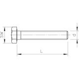 ŚRUBA Z ŁB.SZEŚCIOK.M6X12 OC.O.