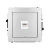 DECO Mechanizm gniazda komputerowego pojedynczego 1xRJ45, kat. 5e, 8-stykowy, bez pola opisowego sre