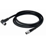 przewód do czujników/el.wykonawczych gniazdo prosteM12/wtyczka kątowaM8 2