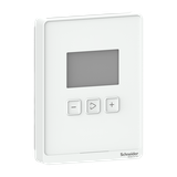 SLP zadajnik z czujnikiem temp+CO2 wyświetlacz LCD i przyciski BACnet/Modbus biały SLPWLCX Schneider