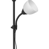 Lampa stojąca podłogowa URLAR 175 cm max 25W E27 max 25W E14 czarna LS-2/B ORNO