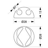 UKSO-Uchwyt kablowy samoprzylepny 37.2 OPATÓWEK