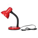 FUPI, lampa biurkowa, 40W, E27, stal + tworzywo, czerwona DL-4/R ORNO