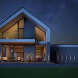 LUNARIX 2 KINKIET 4W CCT 230V IP54 RA90 110X110X40 MM CZARNY, ŚWIECI GÓRA/DÓŁ