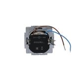 FUTURE Gniazdo SCHUKO Światło nocne orientacyjne, Z dolnym podświetleniem LED aluminiowo srebrny 2CKA002013A5293 ABB
