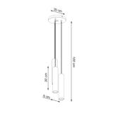 Sollux Lampa wisząca LINO 3P SL.1012