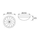 Oprawa hermetyczna WIR 75 WHITE 02746 IDEUS