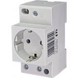 Gniazdo wtyczkowe t-2P+Z Schuko P 002414020 ETI