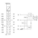 moduł 8DO 24V DC 0,5A WAGO