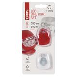 Lampa rowerowa, komplet przód + tył 10 lm 2× CR2032 P3921 EMOS