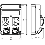 ROZDZIELNICA NISKIEGO NAPIĘCIA    2X3F-32A,4X5X32A