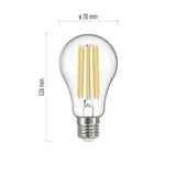 Żarówka LED Filament A67 A++ 17W E27 ciepła biel