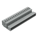 MCS-MIDI Classic wtyk 16-bieg. szary raster 5 mm