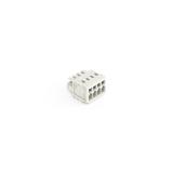 Gniazdo MCS‑MINI Classic 4‑biegunowe jasnoszare raster 3,5 mm 734‑104 /100szt./ WAGO