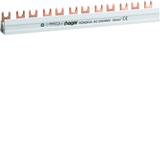 Szyna grzebieniowa widełkowa pozioma 2P 10mm2 12M KDN263A HAGER