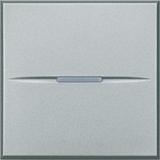 AXOLUTE - Przycisk jednobiegunowy NO 10A (zaciski automatyczne) 2 moduły AXIAL aluminium, Bticino