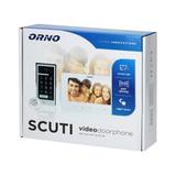Zestaw wideodomofonowy, bezsłuchawkowy, kolor, LCD 7'', interkom, z szyfratorem, natynkowy, biały, SC OR-VID-VP-1073/W ORNO