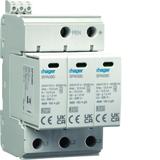 SPD Ogranicznik przepięć T1+T2 3P sieć TN-C Iimp 37,5kA In 50kA Up 1,2kV styk SPA930 HAGER