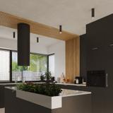 Sollux Plafon NERO 12,5 czarny/chrom SL.1408
