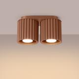 SOLLUX Plafon AURA 2 mocca GU10 ; SL.1805
