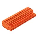1-przewodowe gniazdo CAGE CLAMP pomarańczowa /25szt./ 231-315/102-000 WAGO