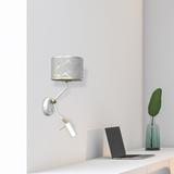 MILAGRO Kinkiet SENSO White/Gold 1xE27 + 1x mini GU10