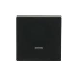 FUTURE Element obsługi z lampką neonową. czarny matowy