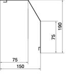 tehalit.RK 190 Pokrywa główna jasnoszary RK1907035 HAGER