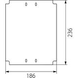 PM 4 płyta montażowa metal 33.40 OPATÓWEK