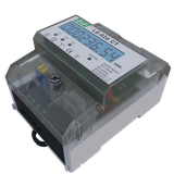 licznik energii elektrycznej - trójfazowy z programowalną przekładnią, wyświetlacz LCD, kl.1