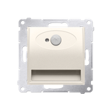 Simon 54 Oprawa oświetleniowa LED z czujnikiem ruchu 230V AC 1.4 W białe ciepłe 3100 K kremowy