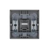 FUTURE Klawisz z symbolem „światło” Do przycisku zwiernego aluminiowo srebrny