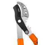 Kowadełkowy sekator do gałęzi 670 mm, zakres do 42 mm, przekładnia, teleskopowe uchwyty