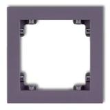 DECO Ramka pojedyncza z tworzywa DECO Pastel Matt wrzosowa 50DR-1 KARLIK