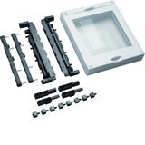 univers N Blok dla szyn zbiorczych poziomych 60mm 1xNH00 z przez. szybą 300x250mm UE21E4 HAGER