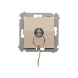 SIMON 54 WMDL-0K01Px-041 Łącznik na kluczyk chwilowy – przycisk (moduł) 2 pozycyjny „0-I” styk N/O,