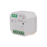 Przekaźnik elektromagnetyczny 2Z 16A montaż podtynkowy U=100-265V AC,styk:2Z 16A (160A/20ms) PP-2Z-LED-230V F&F