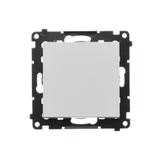 Simon 55 Przycisk zwierny pojedynczy rozwierny bez piktogramu szybkozłączka Jasnoszary mat