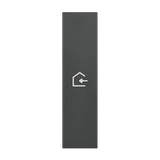 LIVING NOW 'MY HOME' - KLAWISZ Z SYMBOLEM  POWRÓT  - 1 MODUŁ - CZERŃ, Bticino