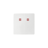 Simon 82 Klawisze z oczkiem do 75394-39 75393-39 biały