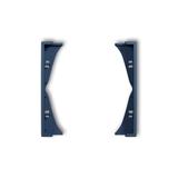 Ramka pośrednia do gniazd podwójnych navy blue