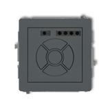 DECO Mechanizm elektronicznego sterownika roletowego (sterowanie lokalne i pilotem) grafitowy mat