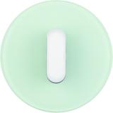 R.classic Płytka czołowa z pokrętłem do łącznika obrotowego, szkło, biały