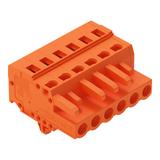 MCS-MIDI Classic gniazdo 6-bieg. pomarańczowe raster 5,08 mm