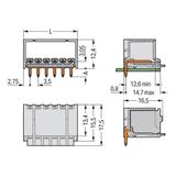 Wtyk picoMAX raster 3,5mm 6‑biegunoweunowy z kątowymi pinami lutowniczymi 2091‑1426 /100szt./ WAGO