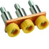 Mostek równoległy 3-polowy do zacisków 25mm2 KWJ16A3 HAGER