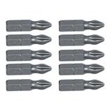 Końcówki wkrętakowe PH2 x 25 mm, 10 szt.