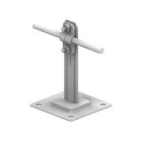 AN-11G/OG/-N Uchwyt na płytce stalowej H=12cm Z-śruba/OG/